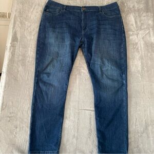 Mugsy Fulton Mens Jeans 42x30 Dark Blue Denim Stretch FLX3NFU